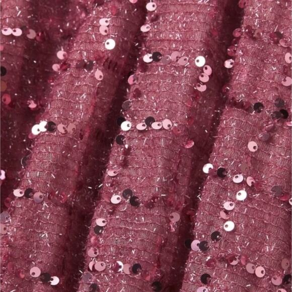 Elliatt Aubree Puff Sleeve Sequin Metallic Midi Dress Size XS - Picture 6 of 14